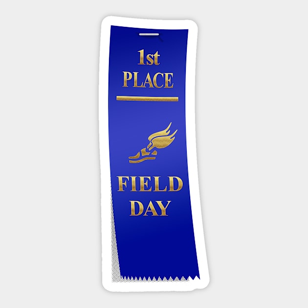 Field Day Champ Sticker by rt-shirts